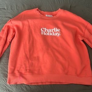 Charlie Holiday Crewneck Sweatshirt - size 8